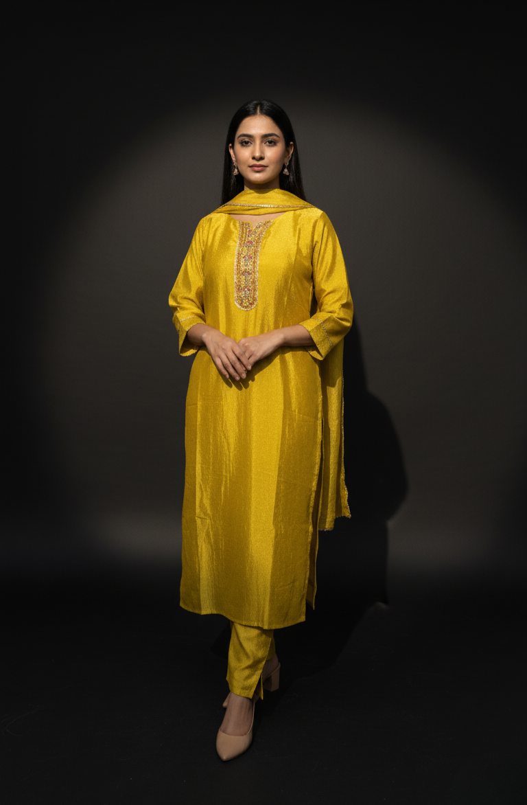 Sunshine Yellow Kurta Set