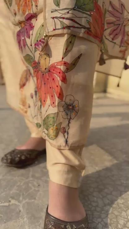 Petal Glow Ethnic Kurta Set